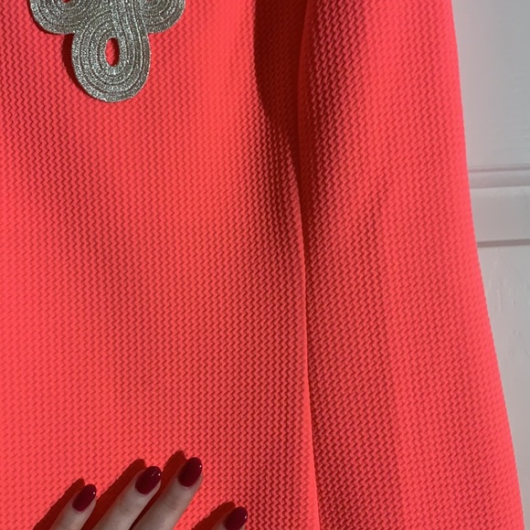 Vince Camuto Neon Pink Shift Dress - Picture 3 of 7